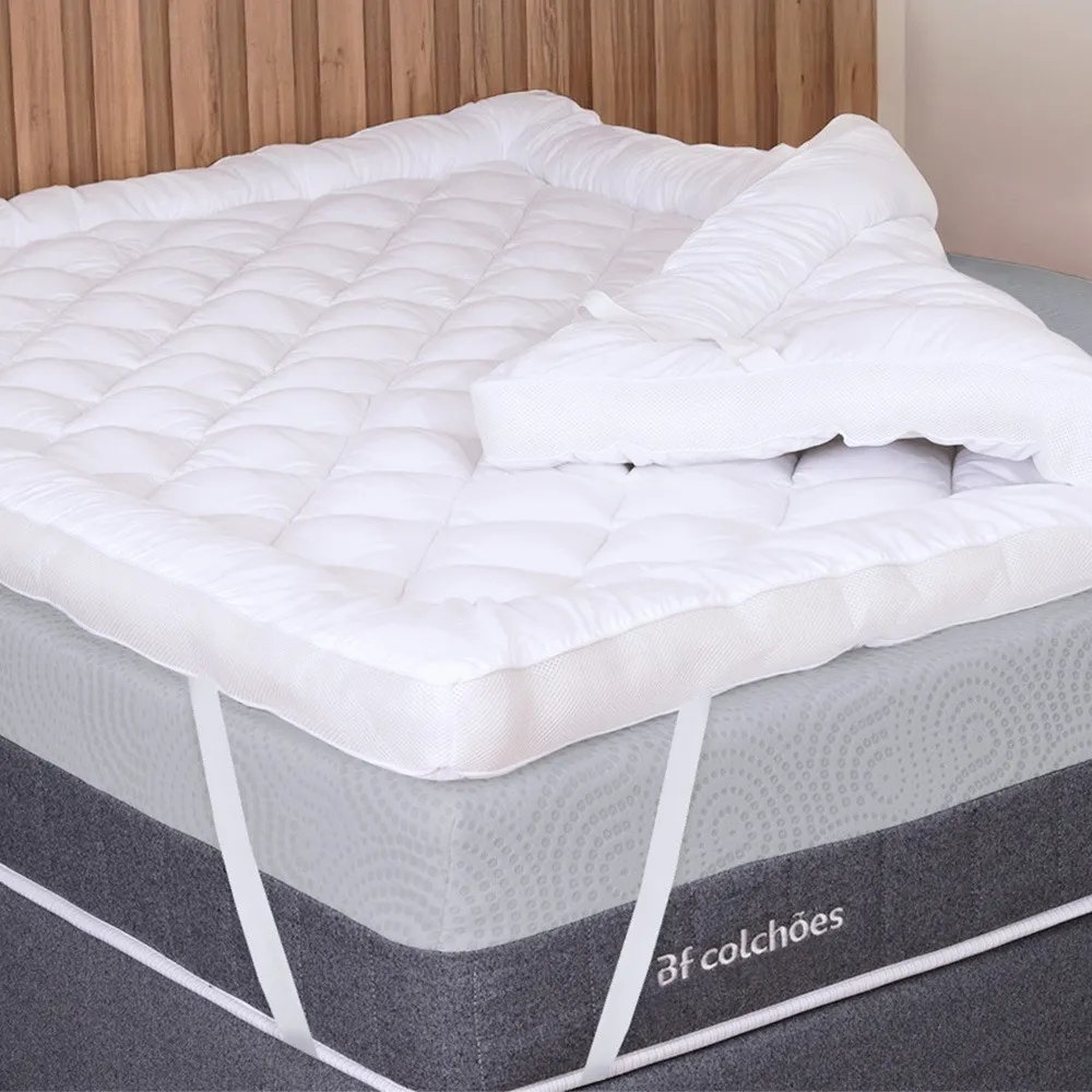 Solução curada: Pillow Top Casal Extra Macio 138x188cm Bf Colchões Cor Branco